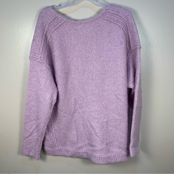 Free People Lofty Oversized Slouchy Alpaca Blend Boucle Pullover Sweater - Picture 8 of 15